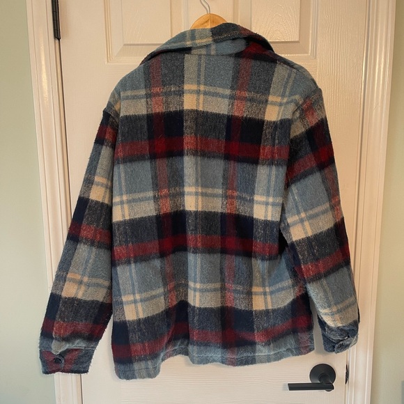 Vintage Wool Sherpa Jacket Size Large - Picture 3 of 11